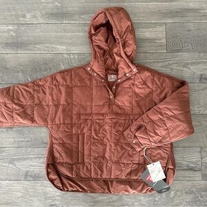 NWT Free People Movement Pippa Pullover Puffer in Rust